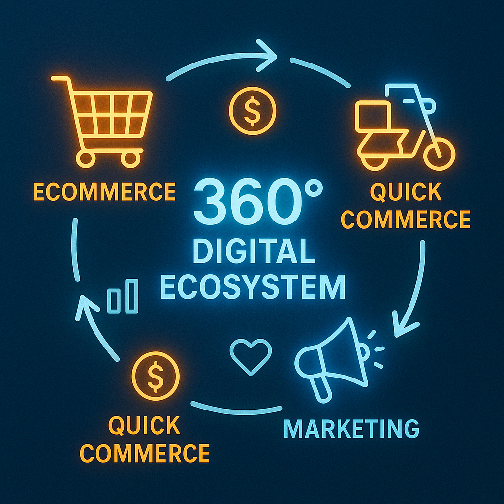The Alluvere 360° - Advanced Digital Marketing, Ecommerce & Quick Commerce